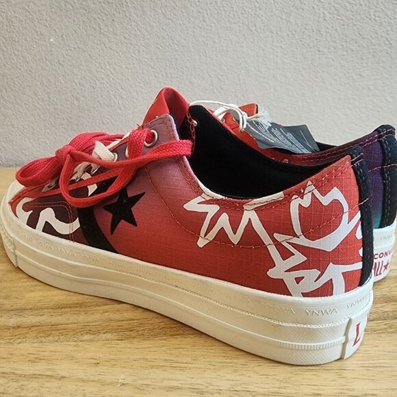 Liverpool FC Shoes Low Top Unisex Red White YNWA Soccer Casual Converse All Star main image 4